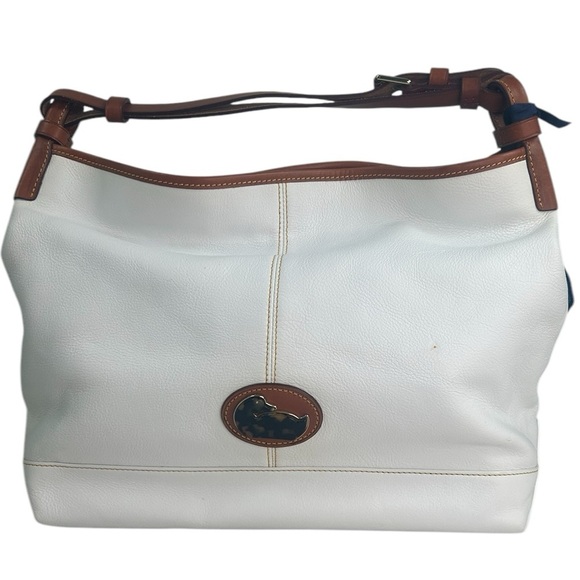 DOONEY & BOURKE WHITE TOTE Fairfield Champsac Leather Hobo LG Shoulder Bag NEW - Picture 1 of 16